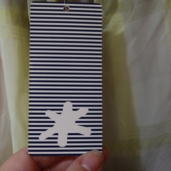 Splendid NWT Watercolor Pastel Striped Tank Top Yellow LG - Picture 6 of 7